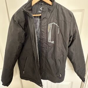 Unisex Kids 14/16 Black Ski Jacket